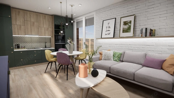 Apartament 2 camere NOUL BLOC R39 COMISION 0 ARED CITY — fotografia 1