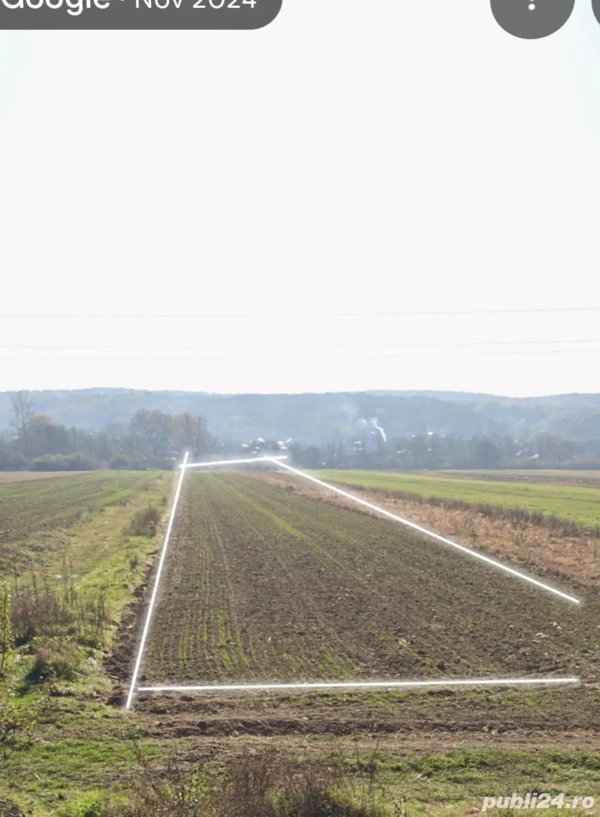 vând pamant in zona Haulote pe drumul spre Davidesti