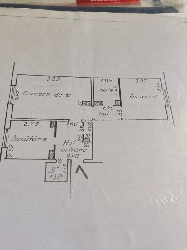 Apartament 2 camere Dacia, aproape de statia de tramvai — fotografia 1