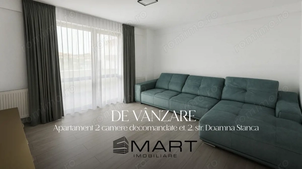 Apartament bloc nou,2 camere, etaj 6 cu lift, loc de parcare zona Doamna Stanca — fotografia 1