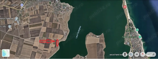 Teren 485 mp , primul lot la lac