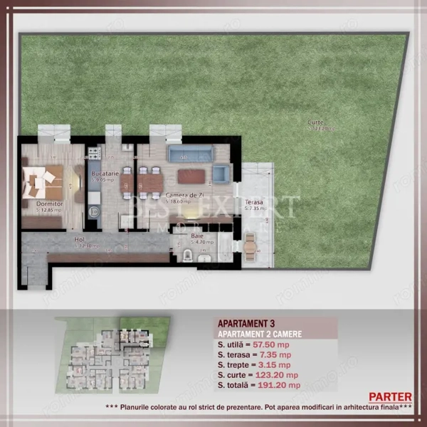 2 Camere | Grădină Privată | Avans 15% | 50% Discount la Parcare — fotografia 3