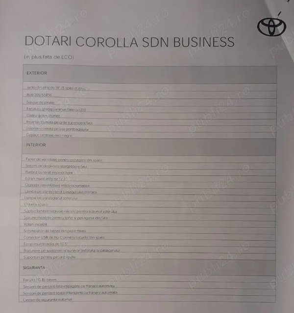 TOYOTA Corolla 2023 — imagine 8
