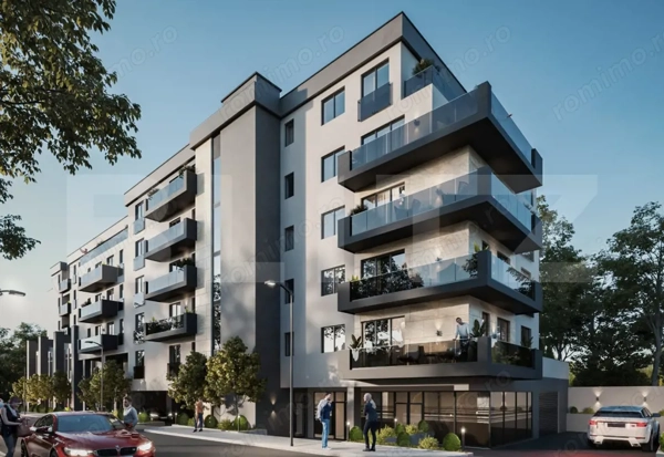 Apartament cu o camera, 42 mp, semifinisat, zona Iulius Mall — fotografia 3