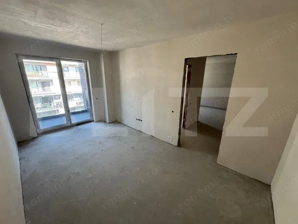 Apartament 2 camere semifinisat, 56 mp cu balcon de 8 mp, în Gheorgheni — fotografia 2