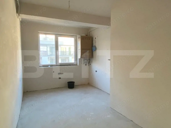 Apartament 2 camere semifinisat, 56 mp cu balcon de 8 mp, în Gheorgheni — fotografia 3