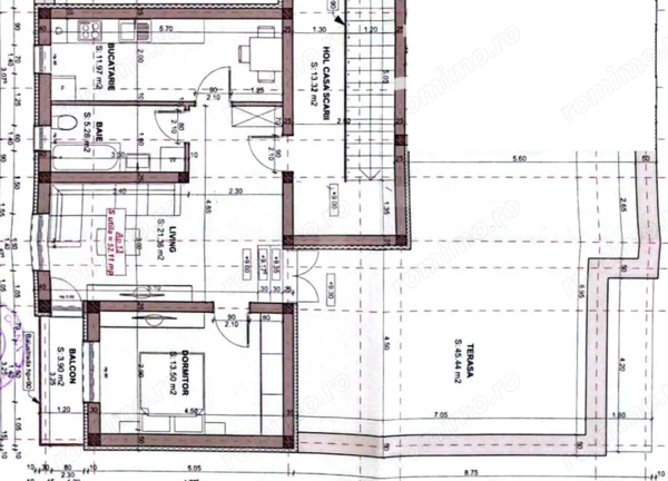Apartament 2 camere Chisoda 52mp cu terasa MARE 45MP — fotografia 1