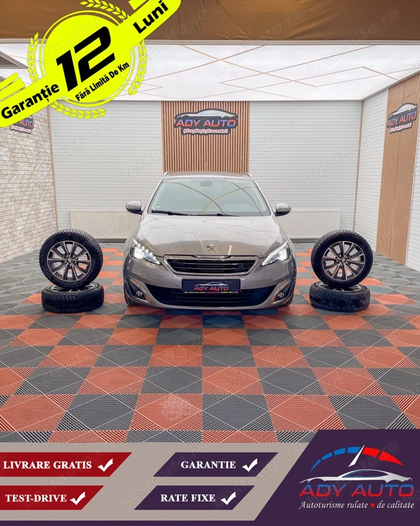 PEUGEOT 308 AUTOMAT, Garantie 12 luni, Livrare gratis in toate tara, Buy-back
