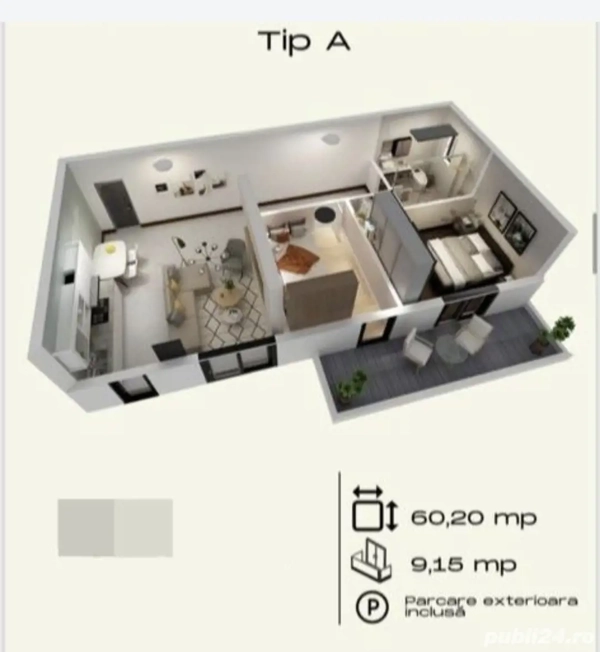 vand ap cu 3 camere — fotografia 1