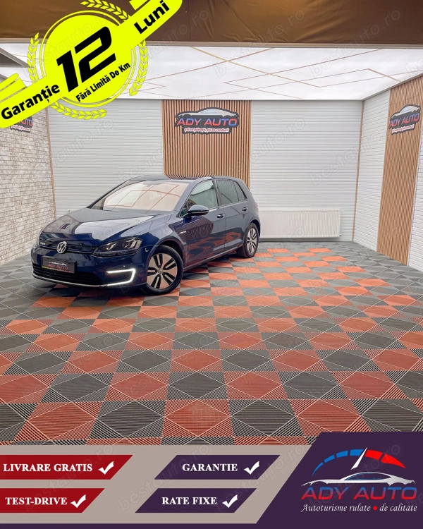 VW GOLF 7 - E-Golf - Motorizare full electric -Rate fixe . Garantie 12 luni . Buy back . Test drive