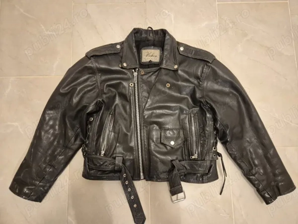 Vand geaca piele moto dama Vichen.