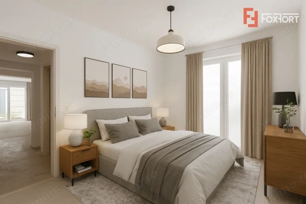 Apartament 2 camere, 59 mp cu gradina in Giroc, Cartier Planete - V8812 — fotografia 3