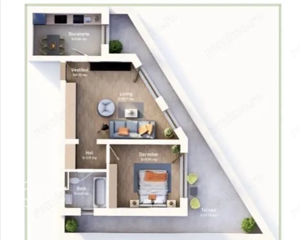 Apartament 2camere 83mp unic în ansamblu, cu terasă atipică și vedere panoramică — fotografia 2