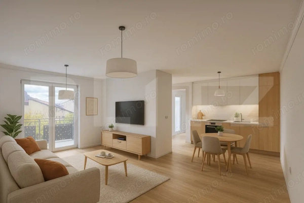 Apartament 2 camere, potențial de mansardare, 4 locuri de parcare, Giarmata VII — fotografia 1