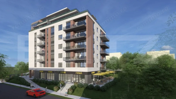 Apartament cu 2 camere, 56 mp, bloc nou - zona Andrei Muresanu — fotografia 3