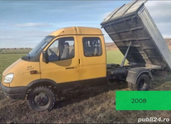 Basculabil 4x4 reductor Gaz Gazela iveco