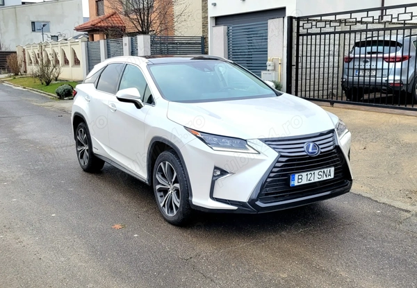 Lexus Rx 450h, 2017, AWD, alb perlat