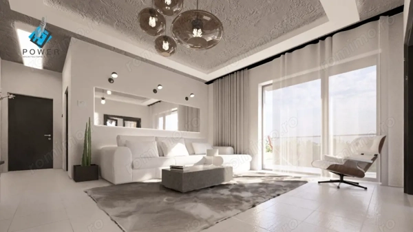 Apartament modern, 3 camere, 73,2 mp utili, open-space - Esso Giroc — fotografia 1