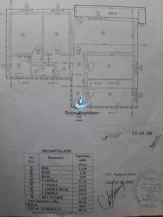 Apartament 4 camere, etaj 2, zona Spital, la A-uri, Piatra Neamt — fotografia 1