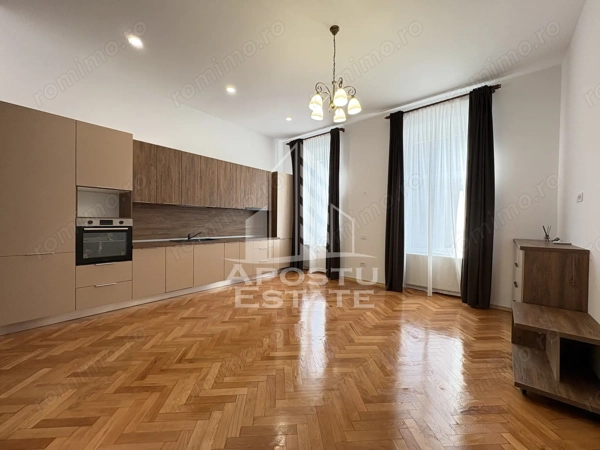 Apartament 3 camere, de inchiriat, centrala proprie, Piata Maria — fotografia 1