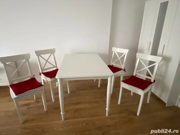 Inchiriez ap 2 camere, utilat, mobilat, prima chirie, in bloc nou — fotografia 3