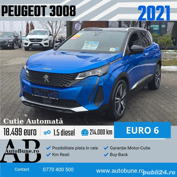 Peugeot 3008 GT Line 1.5 Diesel 131 CP