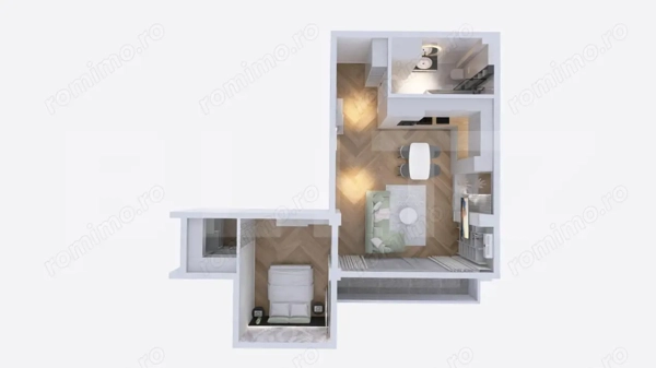 Apartament nou modern, 2 camere, centrala pe gaz si panouri fotovoltaice, Iosia — fotografia 1