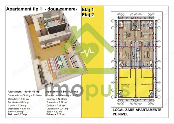 Proiect rezidențial nou – apartamente 1 & 2 camere | Sânandrei ✨ — fotografia 1