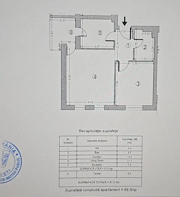 2 camere de vânzare H Pipera Lake persoană fizică (fără TVA) — fotografia 3