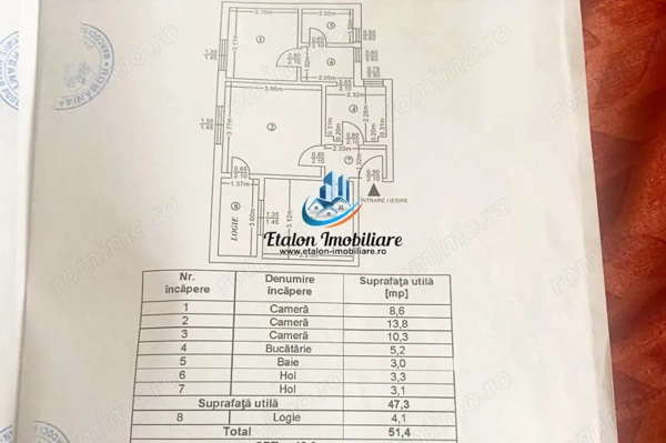 Apartament 3 camere, luminos, Maratei 2 Piatra Neamt — fotografia 3