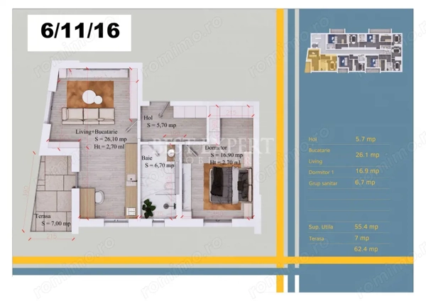 2 Camere Spațios | Centrală Proprie | Geam Tripan | Pallady — fotografia 3
