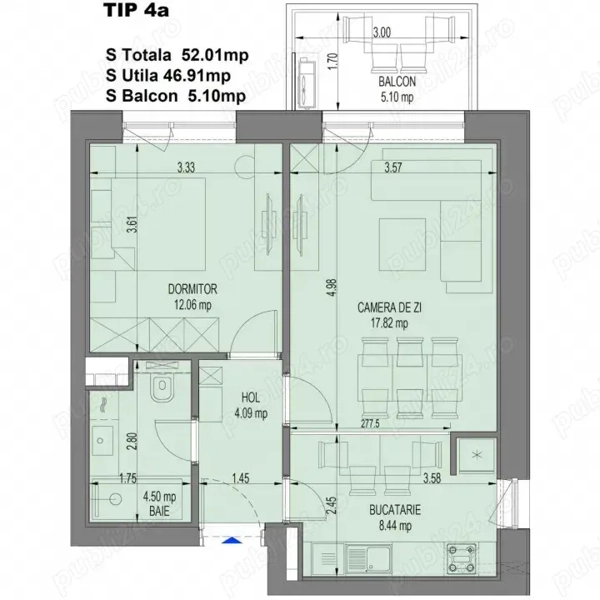 Apartament 2 camere Nusco City Park , Faza 2, Promenada Mall Bucuresti — fotografia 3