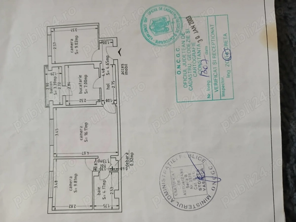 3 Camere Semidecomandat etaj 3 4 confort1 Navodari Sud 56Mp — fotografia 1