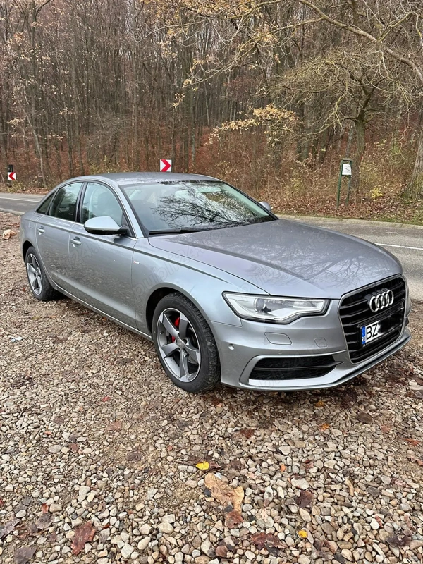 Audi A6 C7 S-line 2.0 TDI 119 mii km Camera Navi Piele