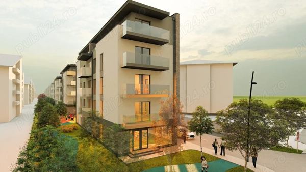 Ap. 2 camere certificat NZEB, încălzire pardoseală + răcire - bloc nou — fotografia 2