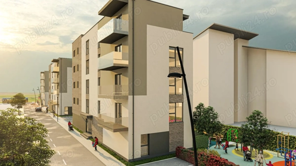Ap. 2 camere certificat NZEB, încălzire pardoseală + răcire - bloc nou — fotografia 1