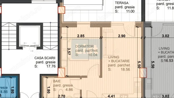 Apartament de vanzare, 2 camere, bloc nou cu lift Comision 0 — fotografia 3