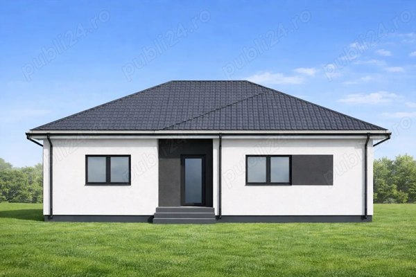 Casă parter premium în construcție 120 mp construiți teren 410 mp Cartier Bariera Vâlcii