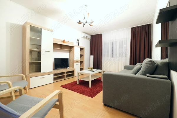 Baneasa - Str. Marinarilor, apartament 2 camere decomandate, mobilate, centrala termica — fotografia 1