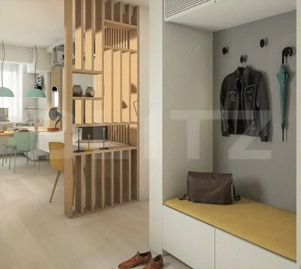 Apartament 2 camere, living cu bucătărie open space, balcon – 50 mp utili — fotografia 1