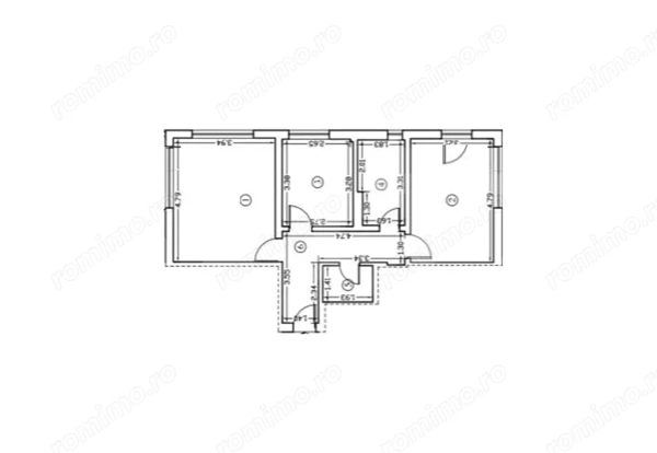 OCAZIE! Apartament decomandat cu 2 camere - ansamblu 2024 — fotografia 3