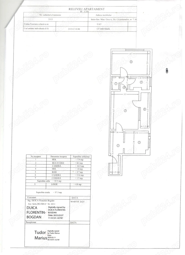 Apartament 2 camere, etaj 1 Orșova, zona Ghebaur, vedere la faleză — fotografia 1
