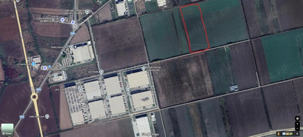 Teren 23000 mp - Ghiroda-aeroport, langa VGP, potential hale