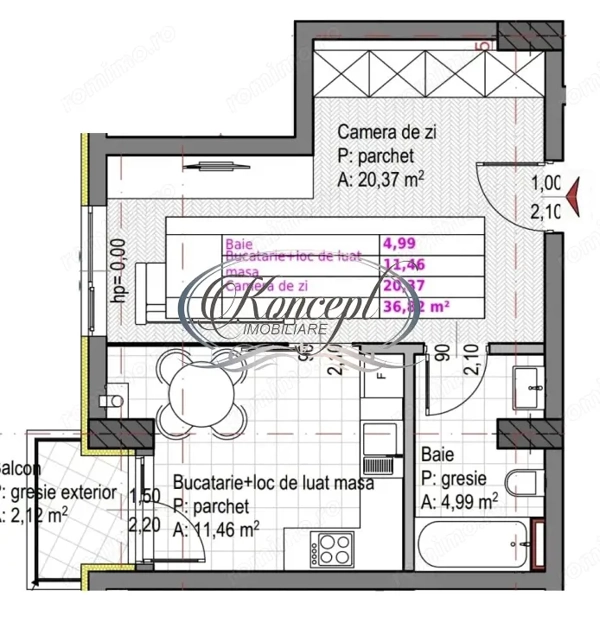 Studio ideal investitie pe strada Soporului — fotografia 3