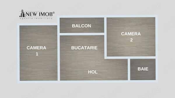 Apartament 2 camere, decomandat in Deva, zona Ultracentral Ion Ceanga — fotografia 1