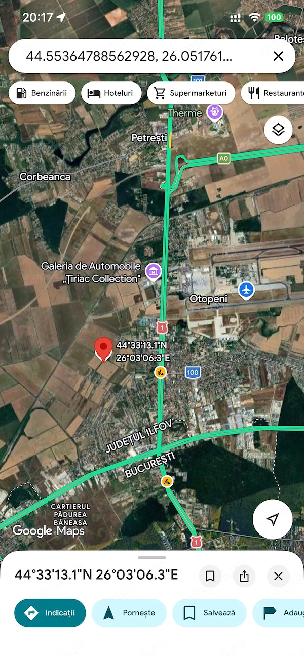 2 loturi teren Otopeni, Odai, str. Panait Istrati 600 mp si 515 mp direct proprietar