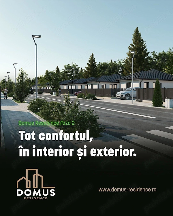 Case pe un nivel in faza 2 a cartierului domus residence, cristian, bv