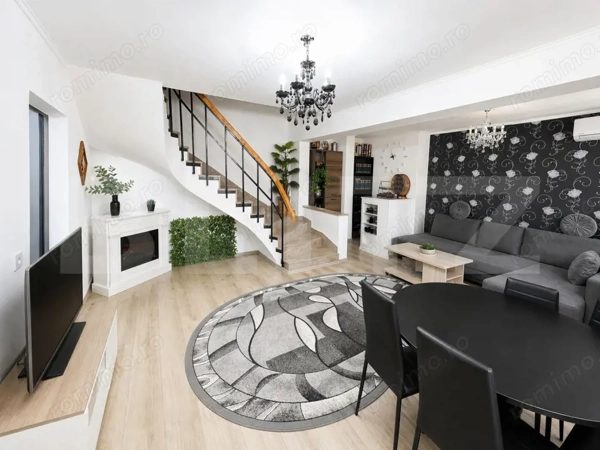 Apartament cu scara interioara, 100 mp, 5 camere, 2 bai, Cetate — fotografia 1