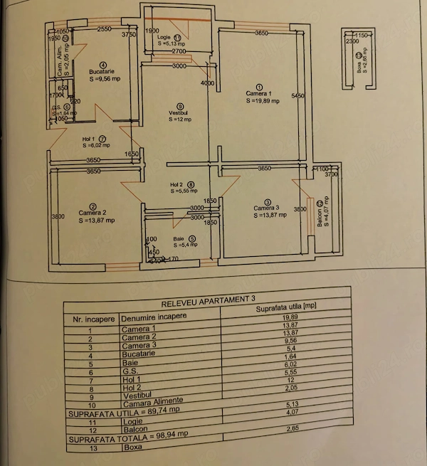 Apartament cu 4 camere Medicina — fotografia 3