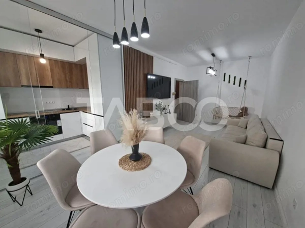 Apartament modern de inchiriat 2 camere balcon Mandra Sibiu — fotografia 1